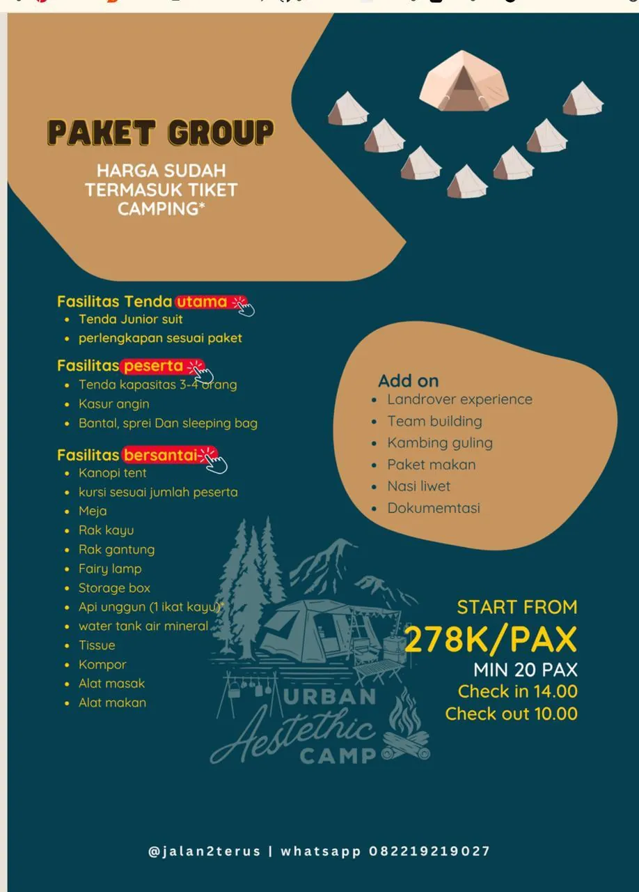 Urban Aesthetic Camp — Glamping Pilihan 4 Lokasi