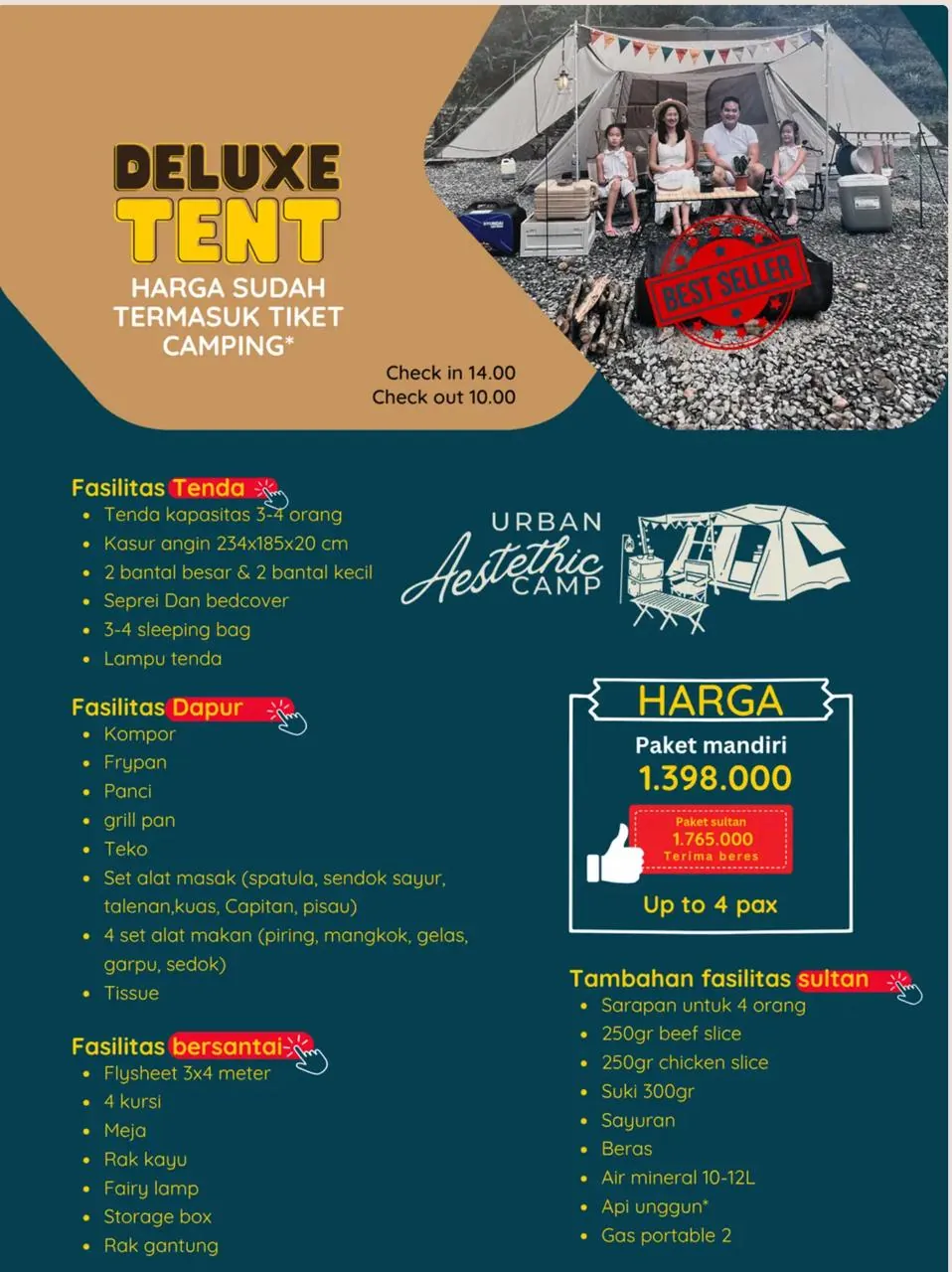 Urban Aesthetic Camp — Glamping Pilihan 4 Lokasi